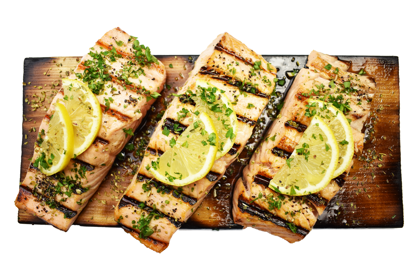 Salmon with Greens and Cherry Tomatoes